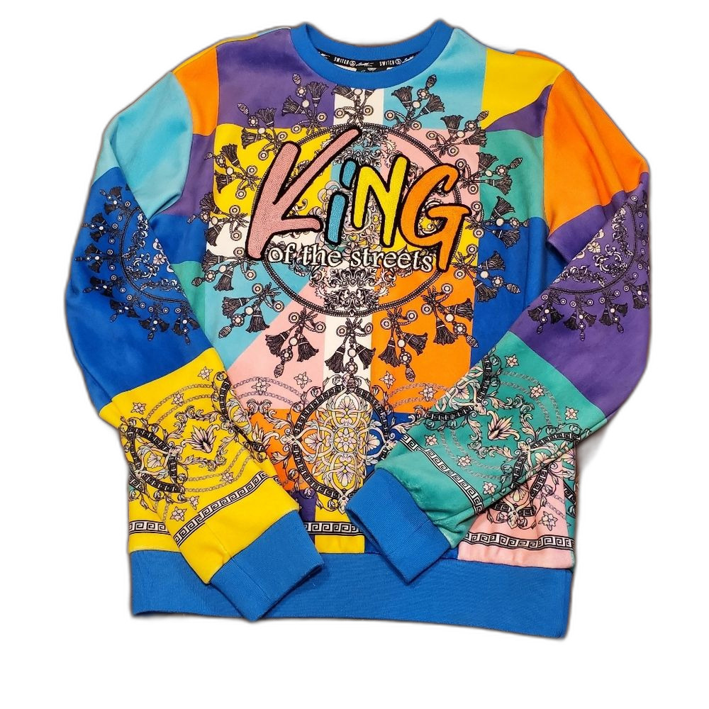Switch Remarkable King of the Streets Limited Edition Pullover Sweatshirt Size S